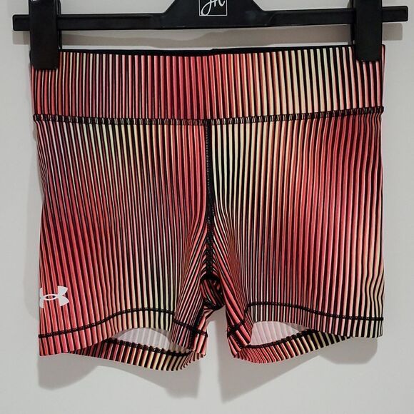 Under Armour small yellow and pink athletic shorts - Picture 1 of 6